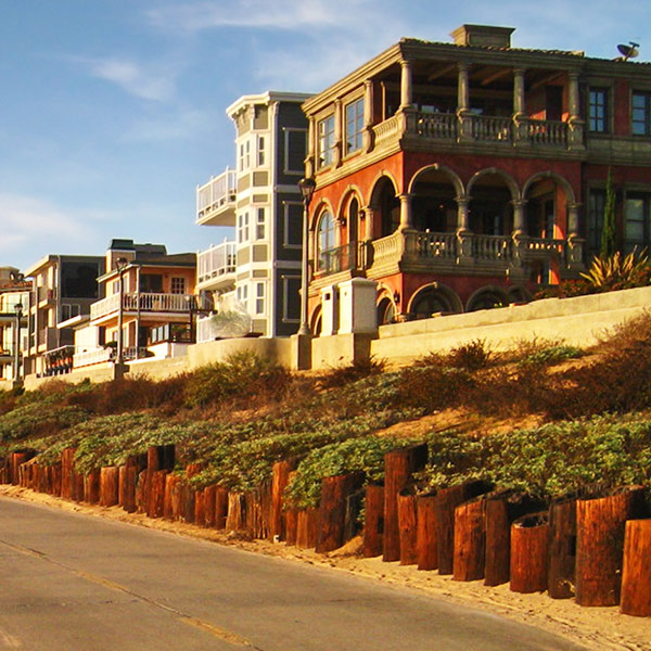 Apartment Buildings on the Beach