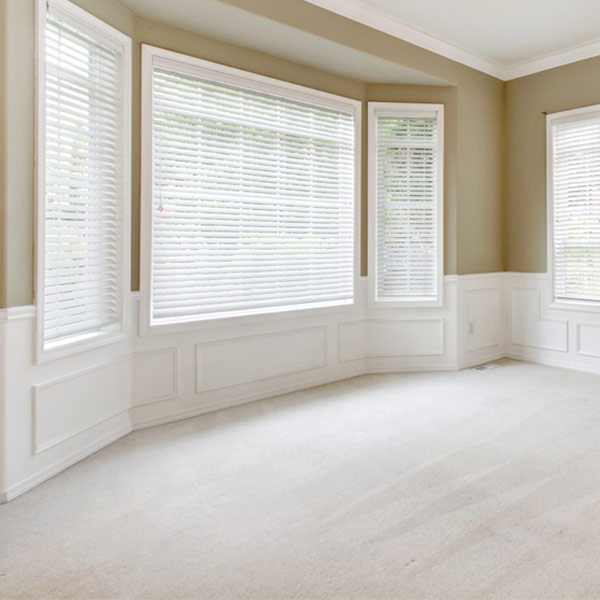 Empty bedroom in a house